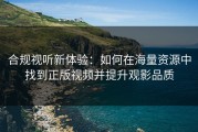 合规视听新体验：如何在海量资源中找到正版视频并提升观影品质