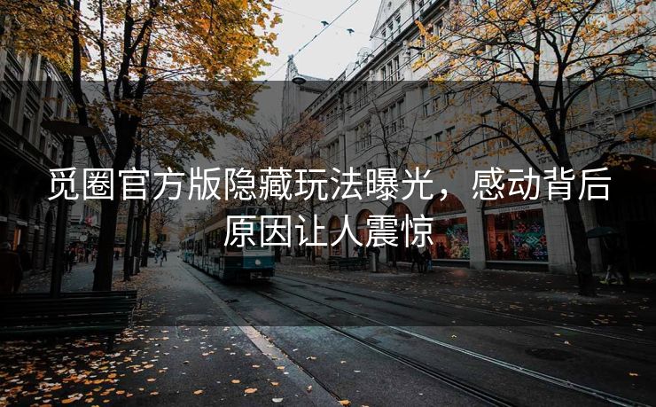 觅圈官方版隐藏玩法曝光，感动背后原因让人震惊